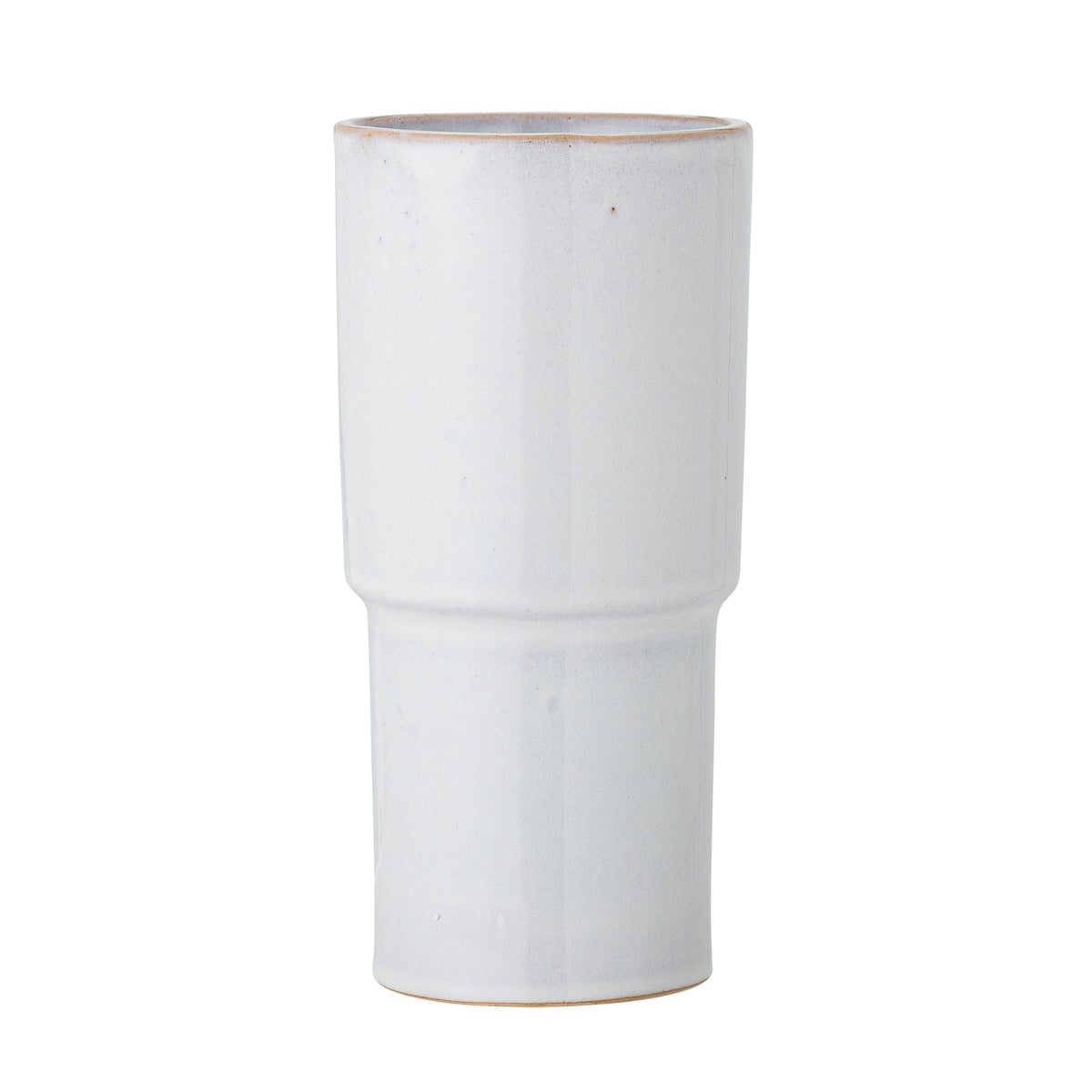 MARJI VASE, BLANC, GRES