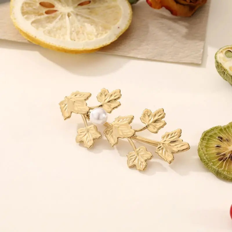 BROCHE FEUILLE