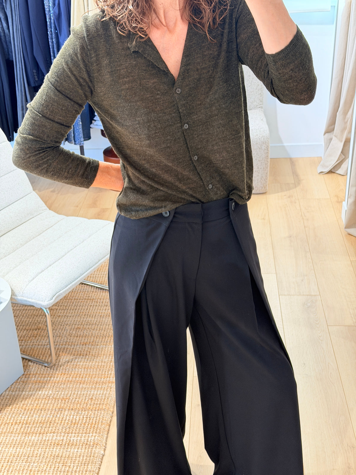 PANTALON LARGE BLACK P26123