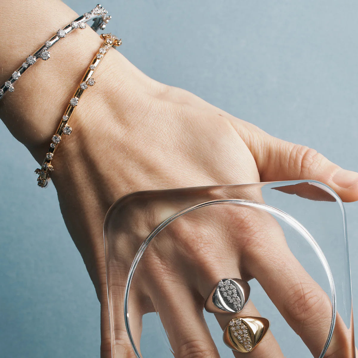 BRACELET POLAIRE ARGENT