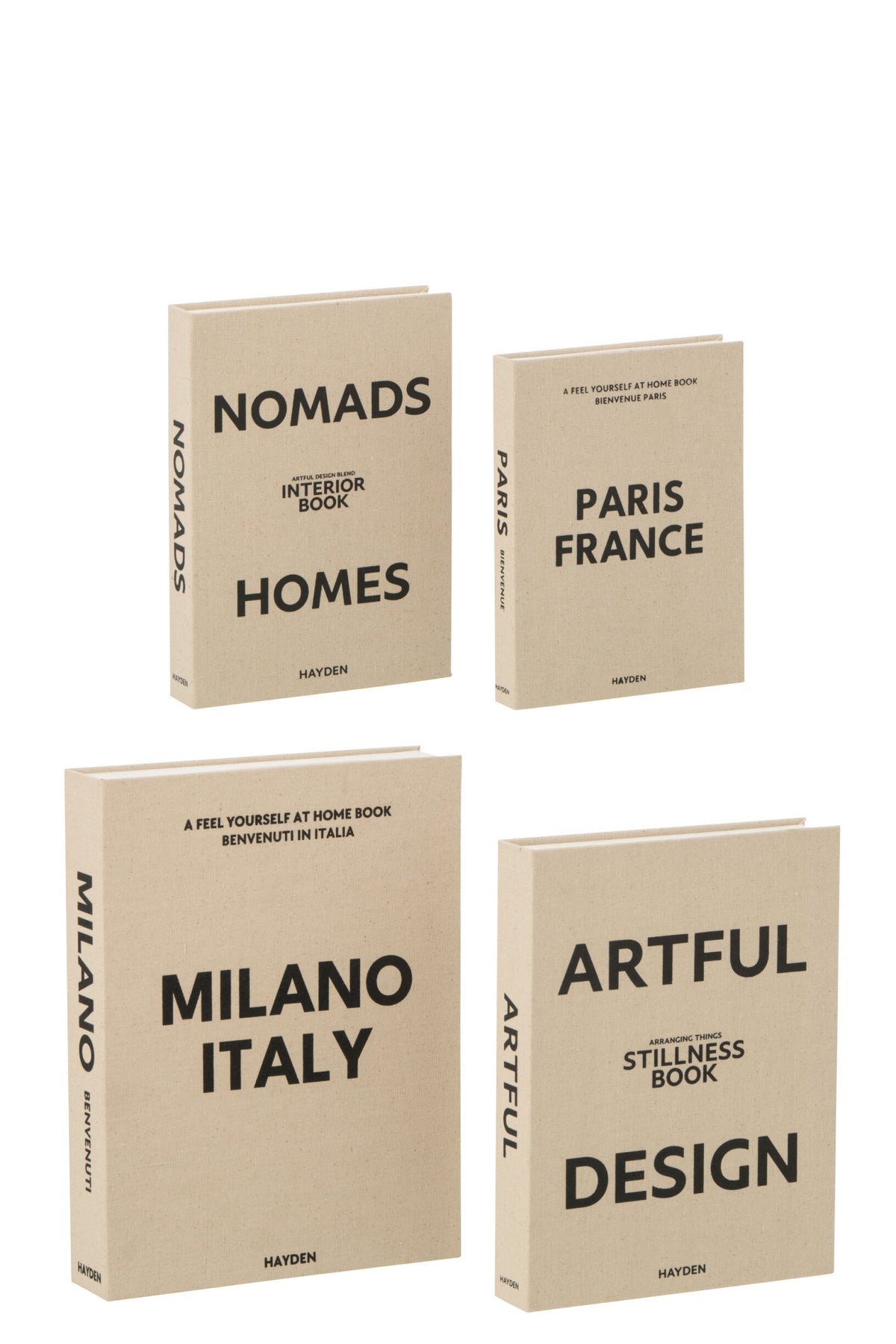 BOITES LIVRES 4 TAILLES