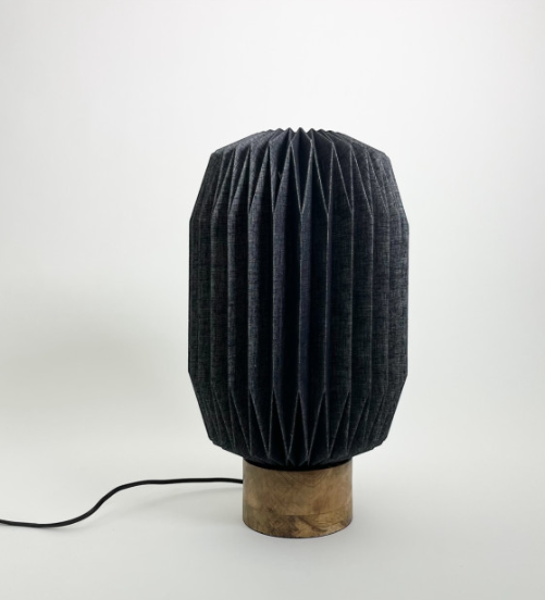 LAMPE ORIGAMI BLACK