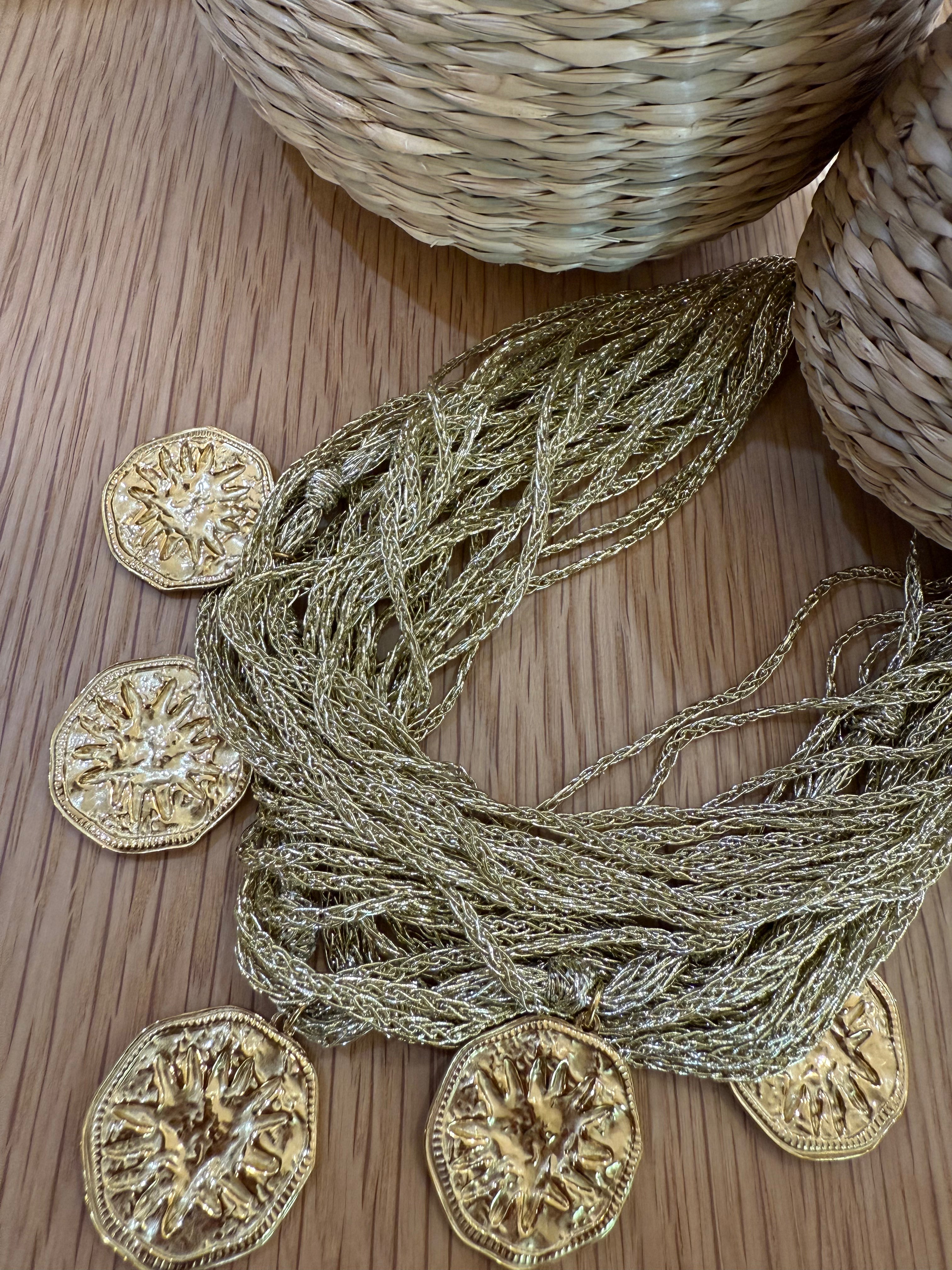 Collier doré 660110